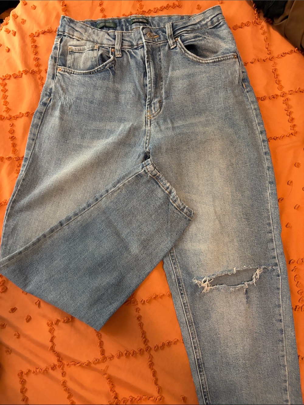 wild fable light blue distressed women's jeans